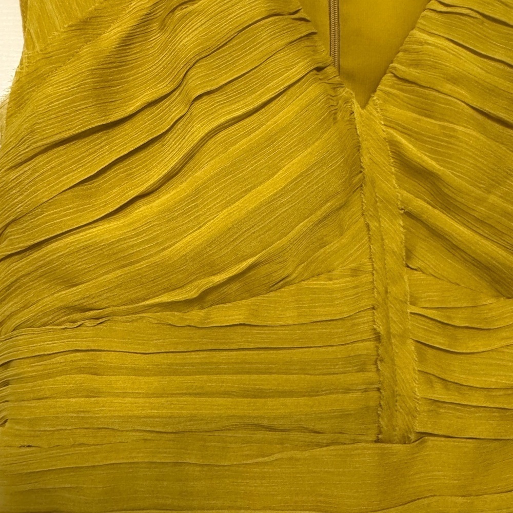 Sleeveless Mustard Yellow Dress - Picture 5 of 6
